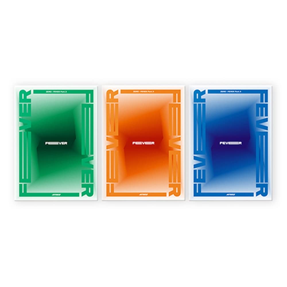 KQ Ent ATEEZ ZERO: FEVER Part3 album cover art for collectible shelf display.