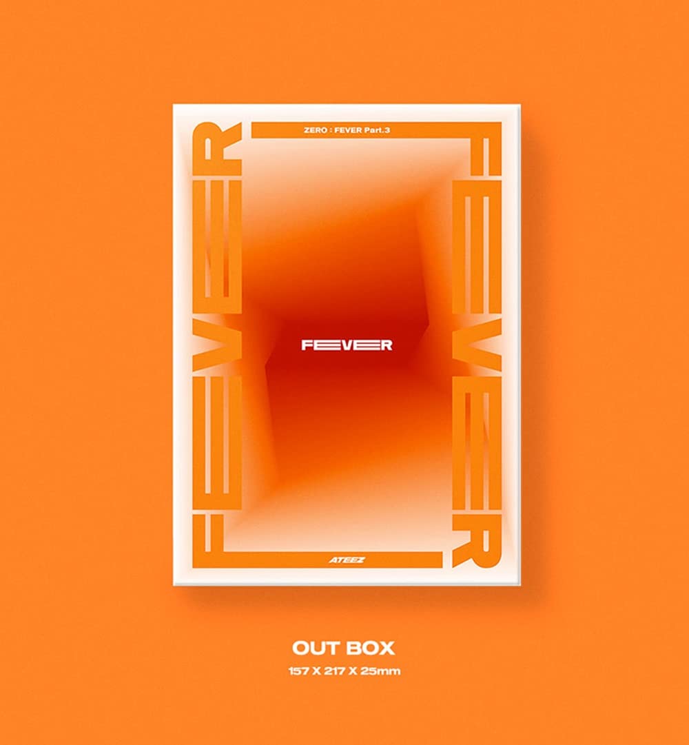 KQ Ent. ATEEZ ZERO: FEVER Part.3 Dirary ver inside art—collectors’ keepsake for fan nights.