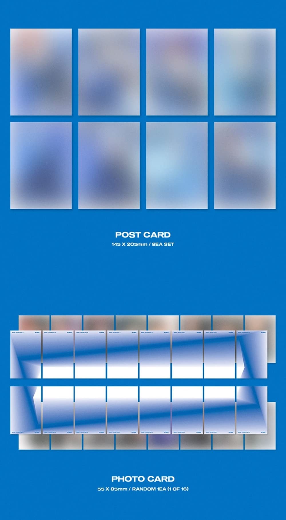 KQ Ent ATEEZ ZERO: FEVER Part3 packaging elements shot for collection and shelving.