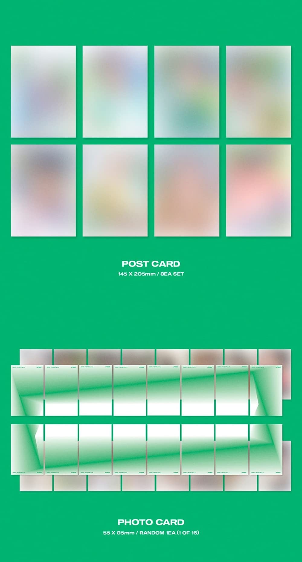 KQ Ent ATEEZ ZERO: FEVER Part3 photocard set image for collection and trades.