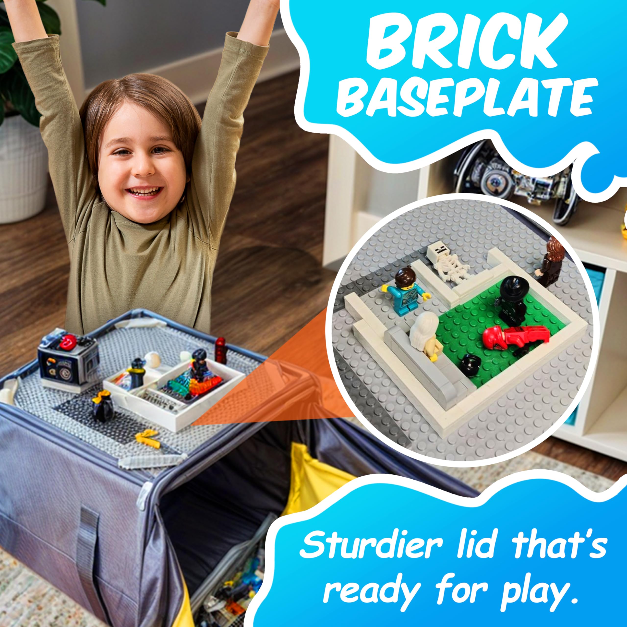 Kreative Kollector BrickCaddy zippered pouch keeps tiny pieces organized on the go