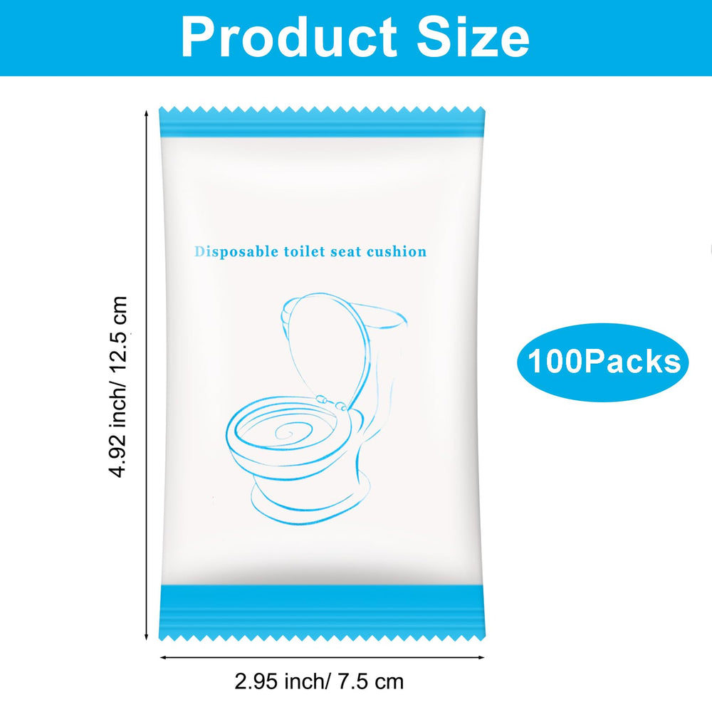 Krijuess elastic-fit cover expands to fit many toilets.