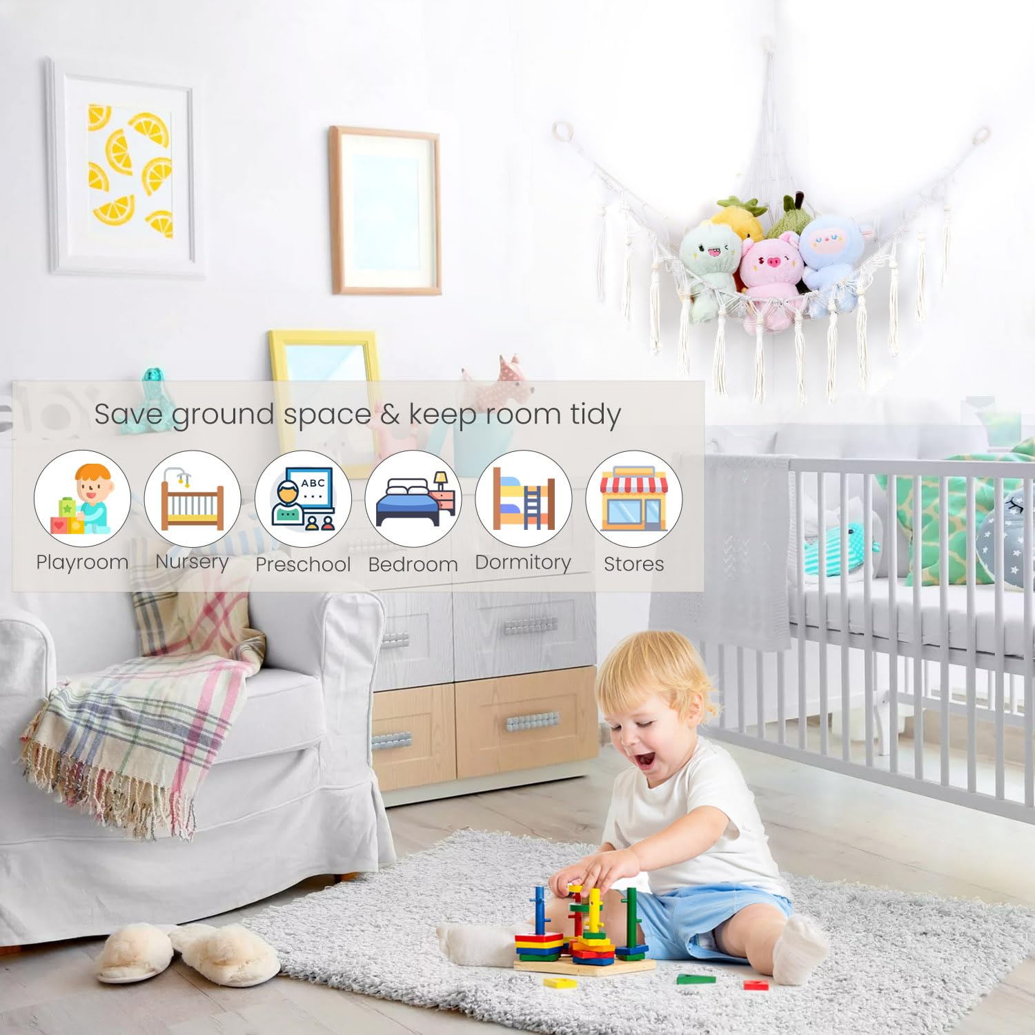Krislait remote control enables easy light mode changes from the sofa.