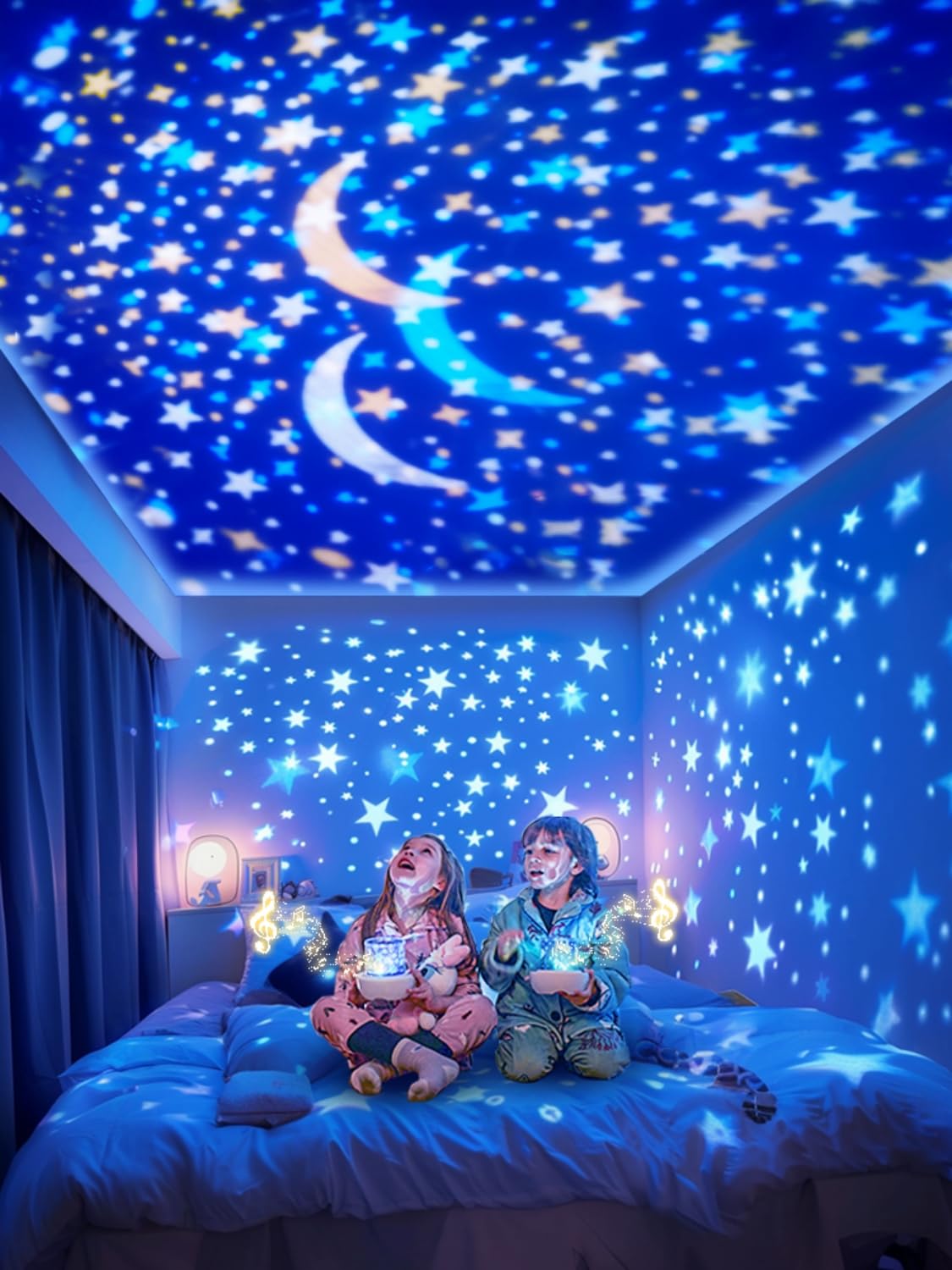 KISTRA 360° rotating projection brightens walls and ceilings evenly