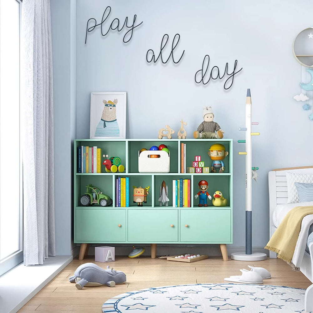 KRSHEMDE Classroom decor play sign supports engaging, visual cues in learning spaces.