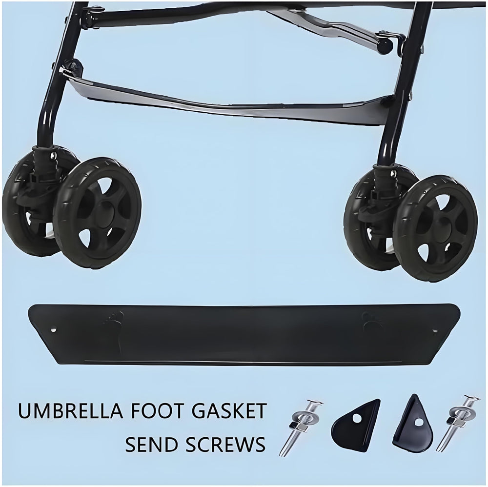 Kryoflare footrest used by toddlers during everyday rides for steady footing.