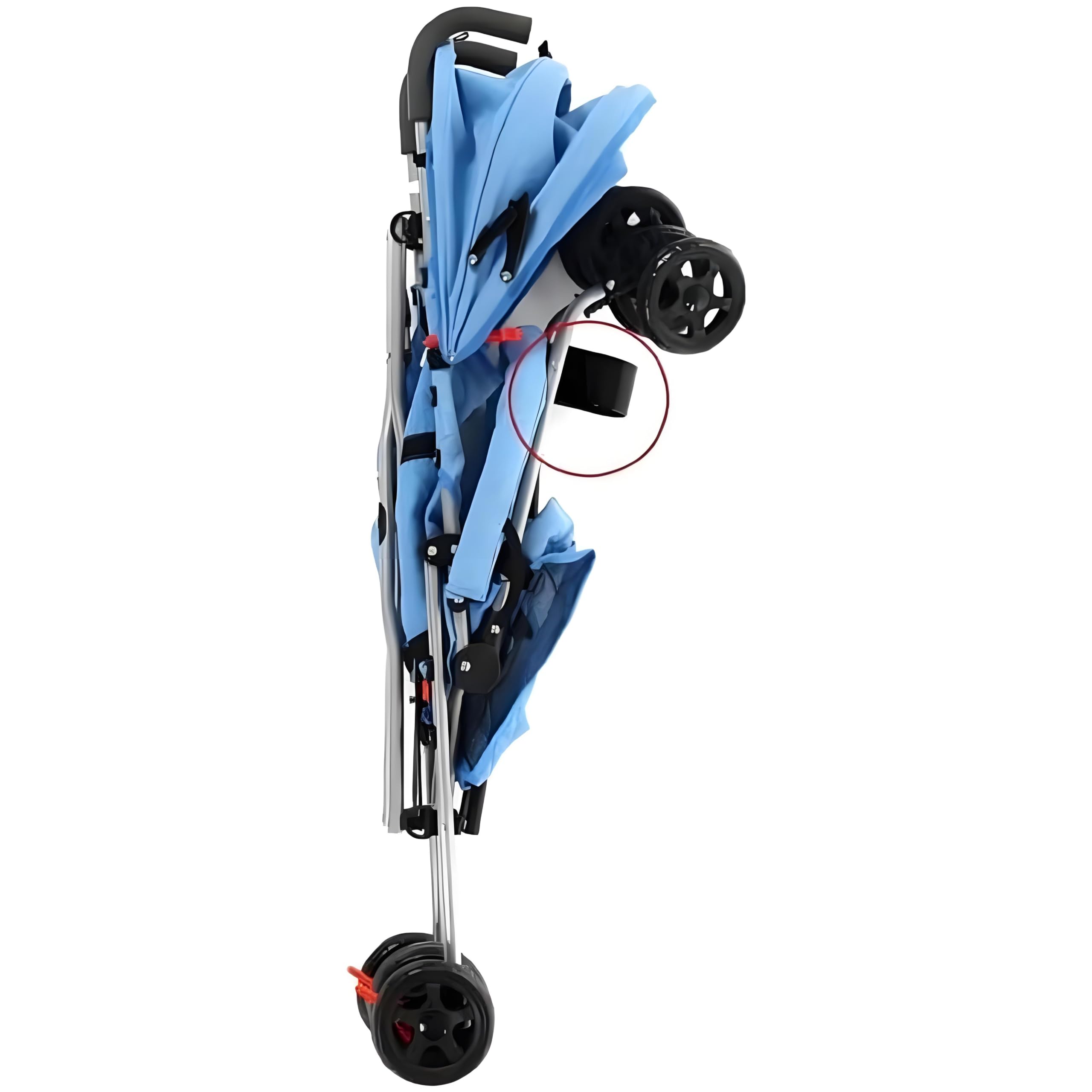 Kryoflare 37cm footrest fits pushchairs for roomy foot comfort during trips.