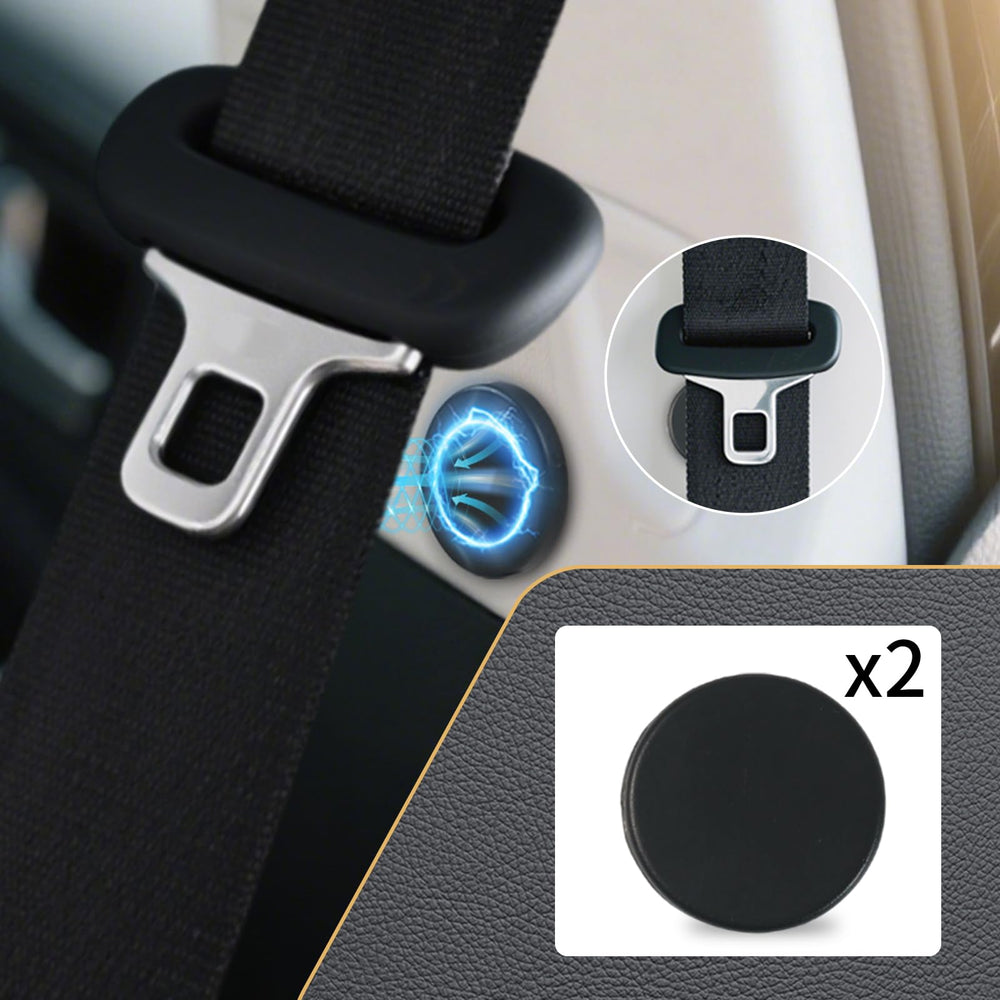 Krythonix seat belt holder silencer reduces buckle rattles for a quieter ride.