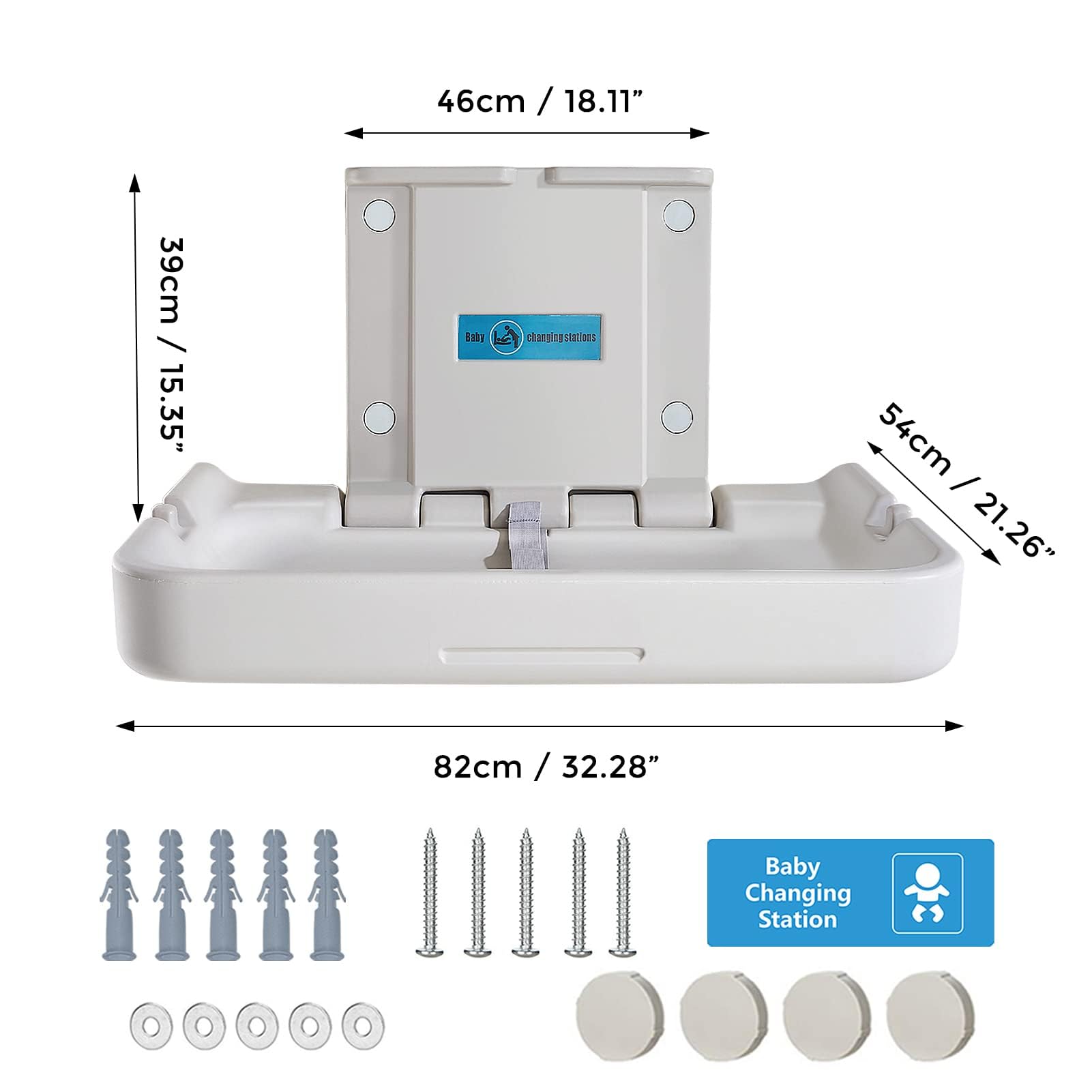 KSITEX commercial-use changing station suitable for malls, hotels, and airports.