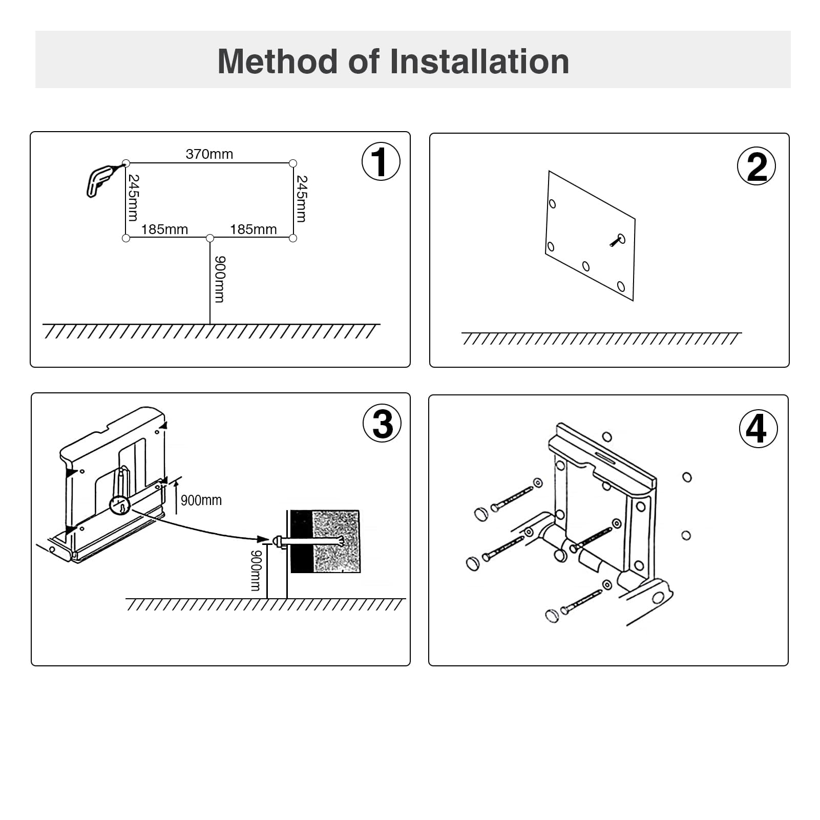 KSITEX installation-accessories included for quick, secure mounting.