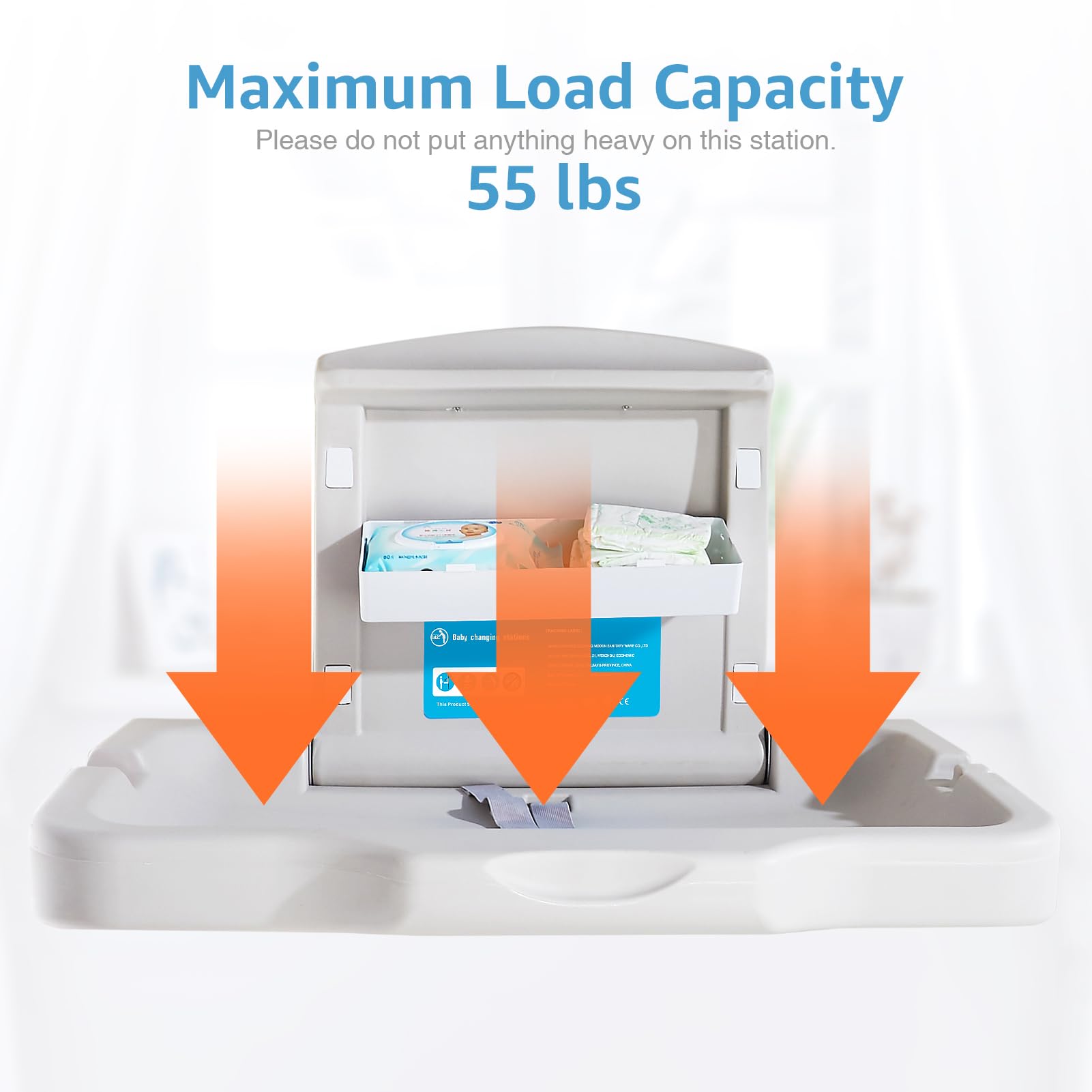 KSITEX paper-towel-holder provides wipes within reach for fast cleanup.