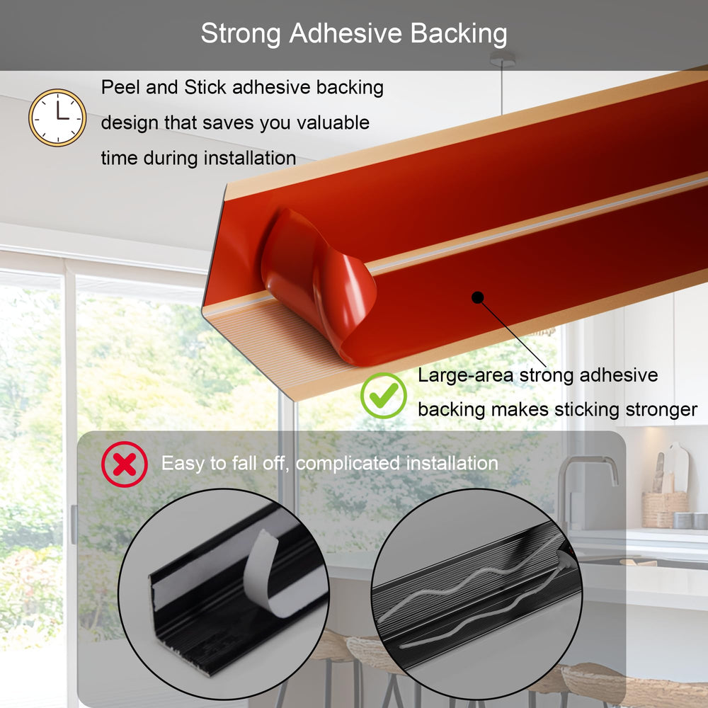 KTINITK gold corner guard on kitchen island edge blends protection and style