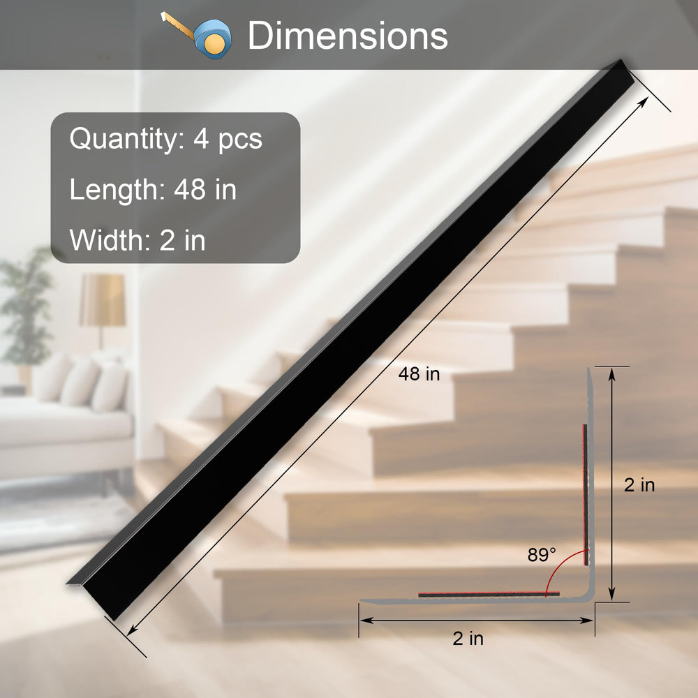 KTINITK kitchen island edge strip guards large corners with durable aluminum.