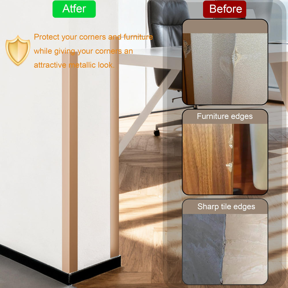 KTINITK wall corner protector installed in a high-traffic area for edge protection
