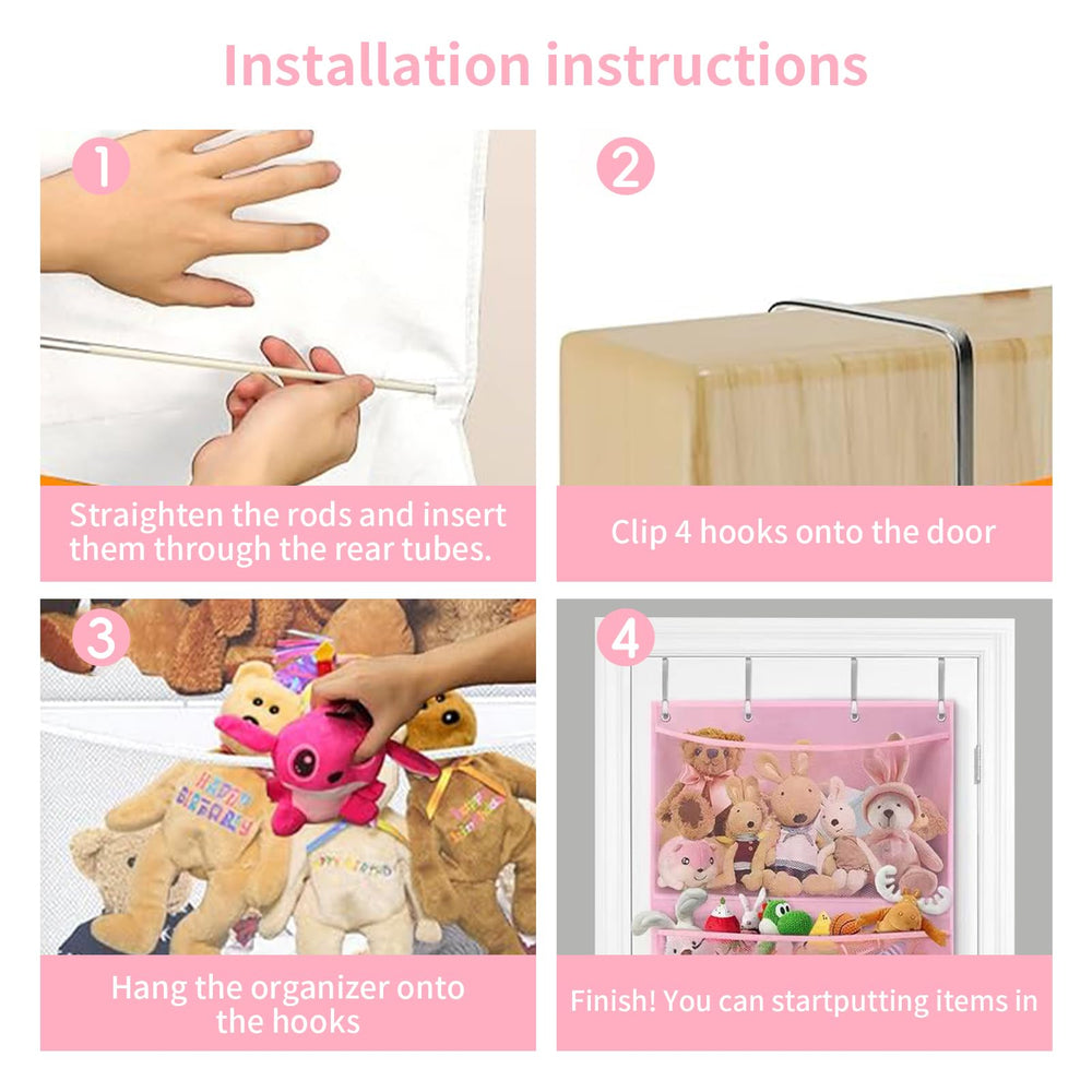 Kuaile easy installation over-door wall-mount option shown