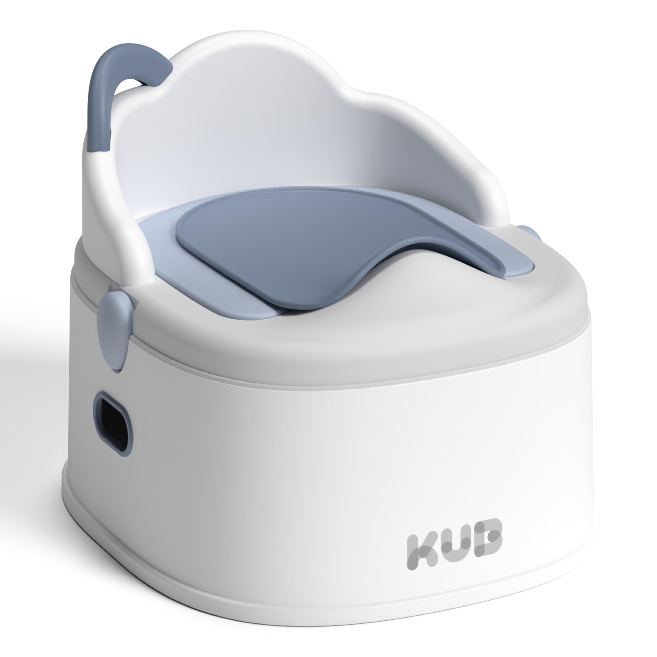 KUB 3-in-1 anti-slip base blue keeps the unit steady on any surface.