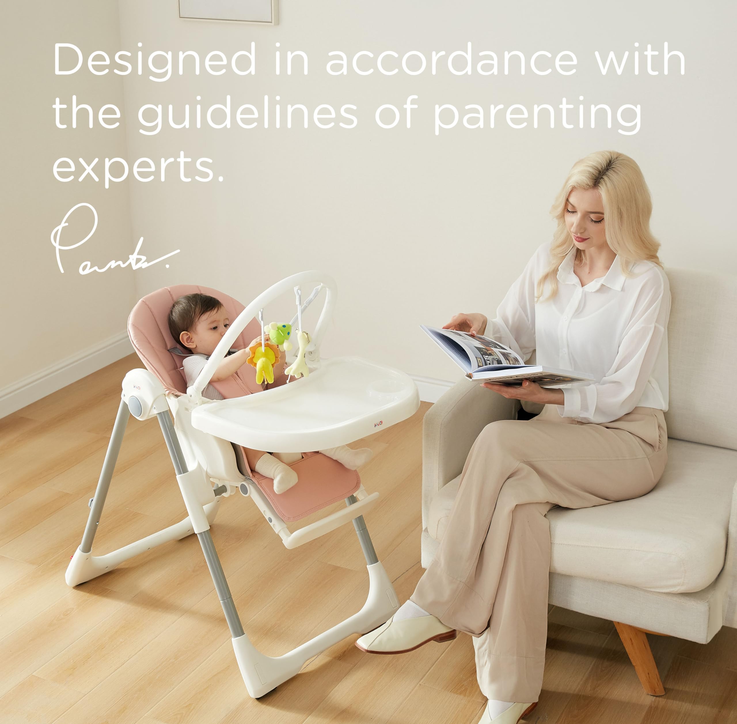 KUB grow-with-baby design adapts from infant to toddler.