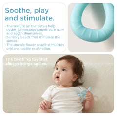 KUB Teethers safety materials closeup highlighting BPA-free silicone and beech wood.