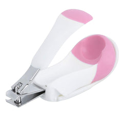 KUIDAMOS Safety First baby nail clipper with magnifying glass front view for precise trimming