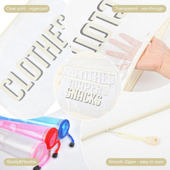 KUIRAN labeled pockets help separate clothes, diapers, snacks efficiently.