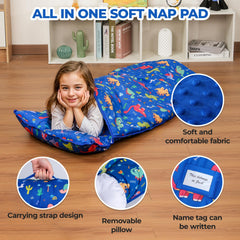 Close-up of Kulahlik nap mat microfiber fabric showing skin-friendly softness.
