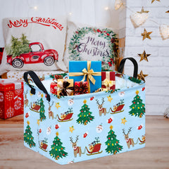 KUNRO Christmas Gift Storage Basket waterproof interior protects contents