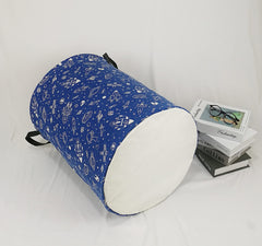 KUNRO collapsible laundry hamper ready for emptying or folding
