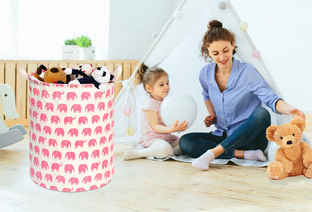 KUNRO dorm room organizer bin fits compact spaces while adding decor