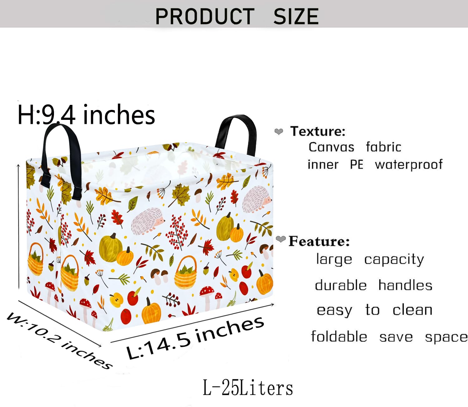 KUNRO gift storage basket modern design complements home decor while organizing.