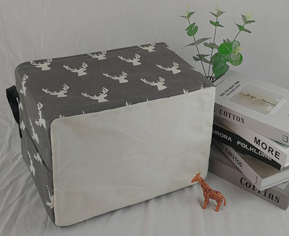 KUNRO linen-cotton material detail highlights durable, washable fabric and premium feel.