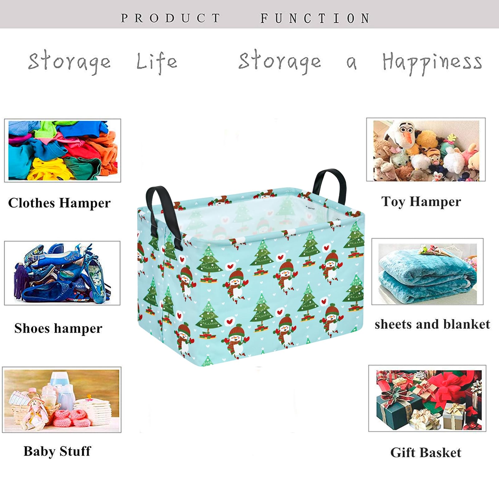 KUNRO nursery to living room use as toy bin or organizer.