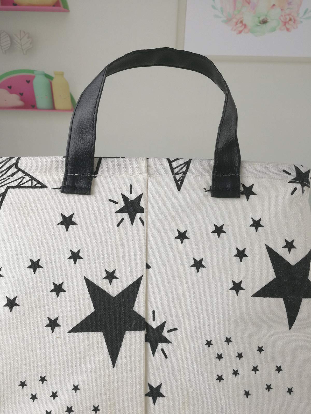 KUNRO Rectang storage basket nursery decor blends with kids' spaces