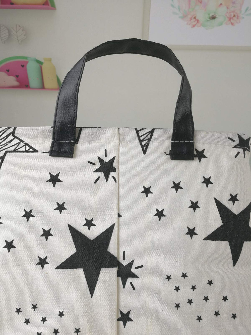 KUNRO Rectang storage basket nursery decor blends with kids' spaces