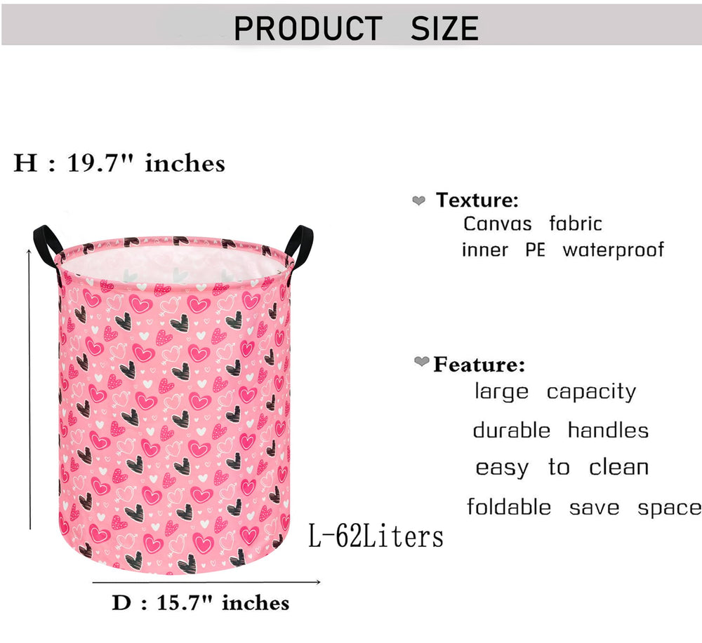 KUNRO Round Heart Laundry Basket may arrive compressed, smooths with steam or light ironing.