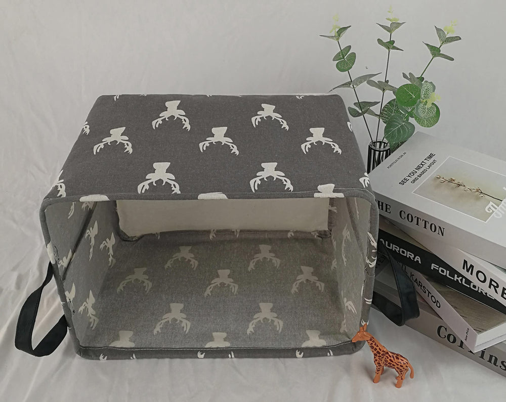 KUNRO storage basket in a room decor setup showing stylish organization.