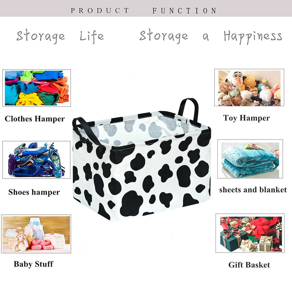 KUNRO storage bin collapsible design saves space when not in use.