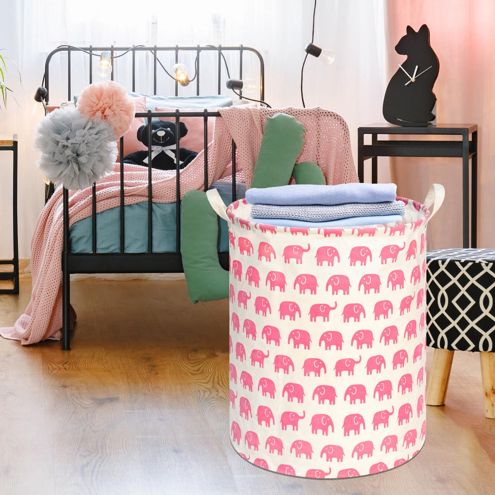 KUNRO nursery toy storage bin keeps playroom tidy and accessible