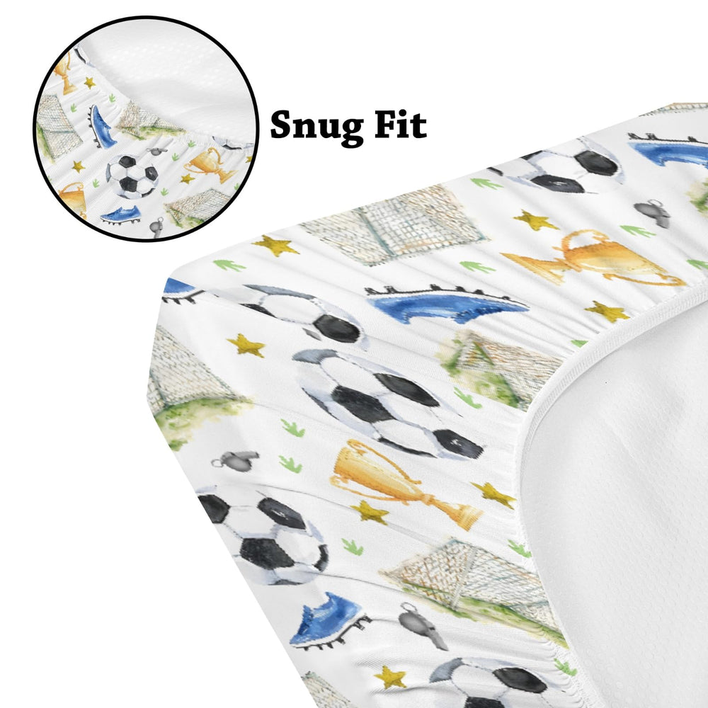 KuphiL10C crib sheet on toddler mattress supports peaceful naps.