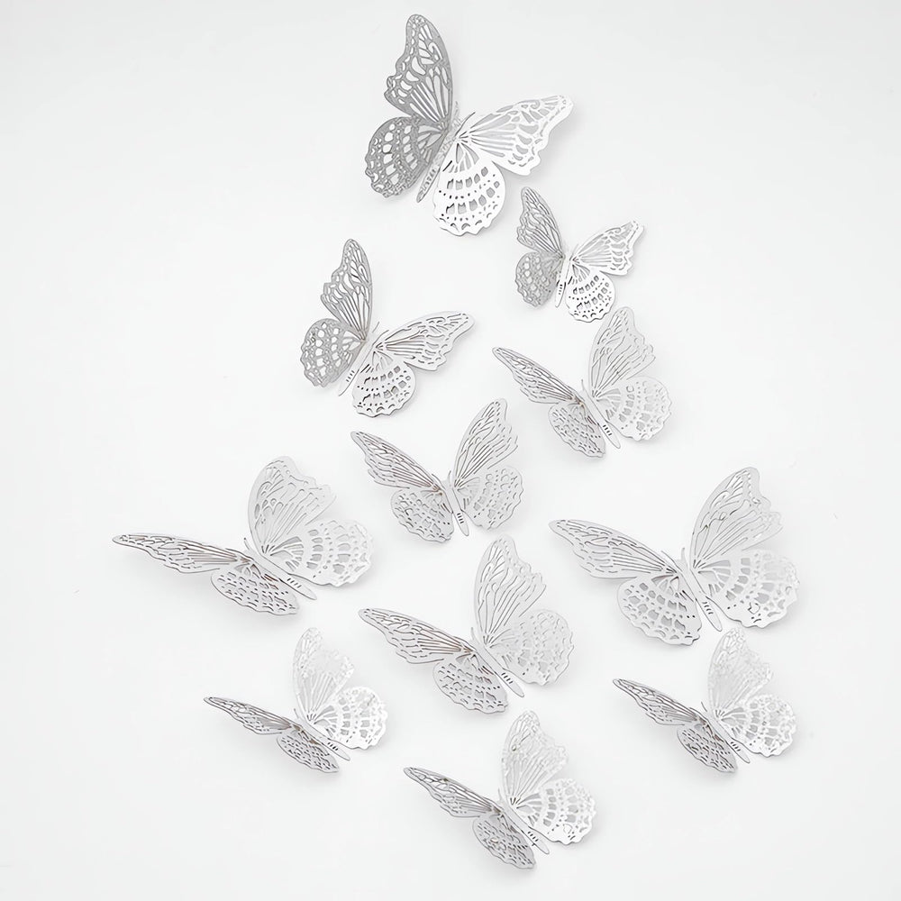 Kurilai 3D butterfly wings folded for dimensional wall charm.