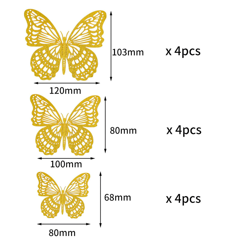Kurilai butterfly party ornaments for weddings and celebrations.
