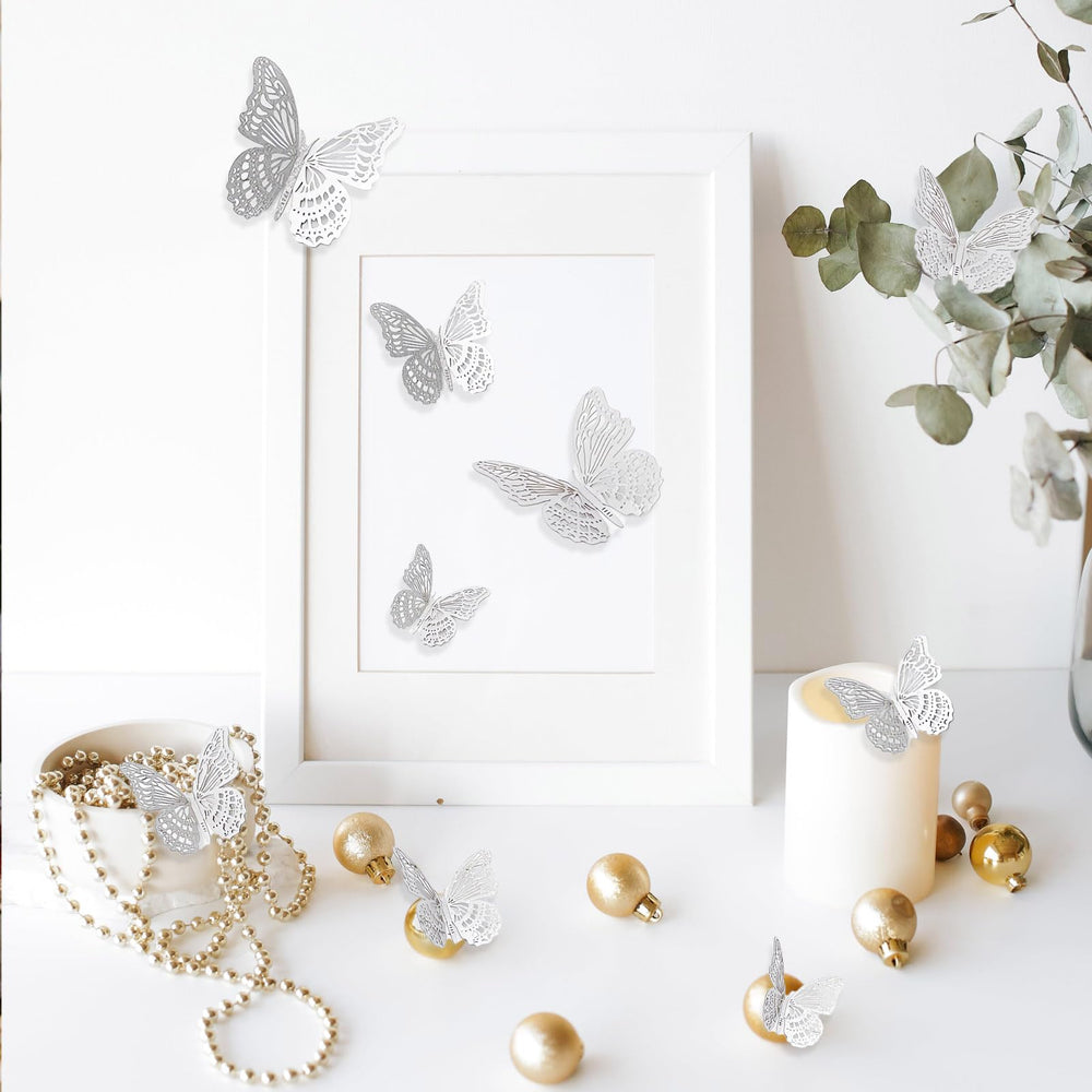 Kurilai butterfly wall decor brightens living room vibe.