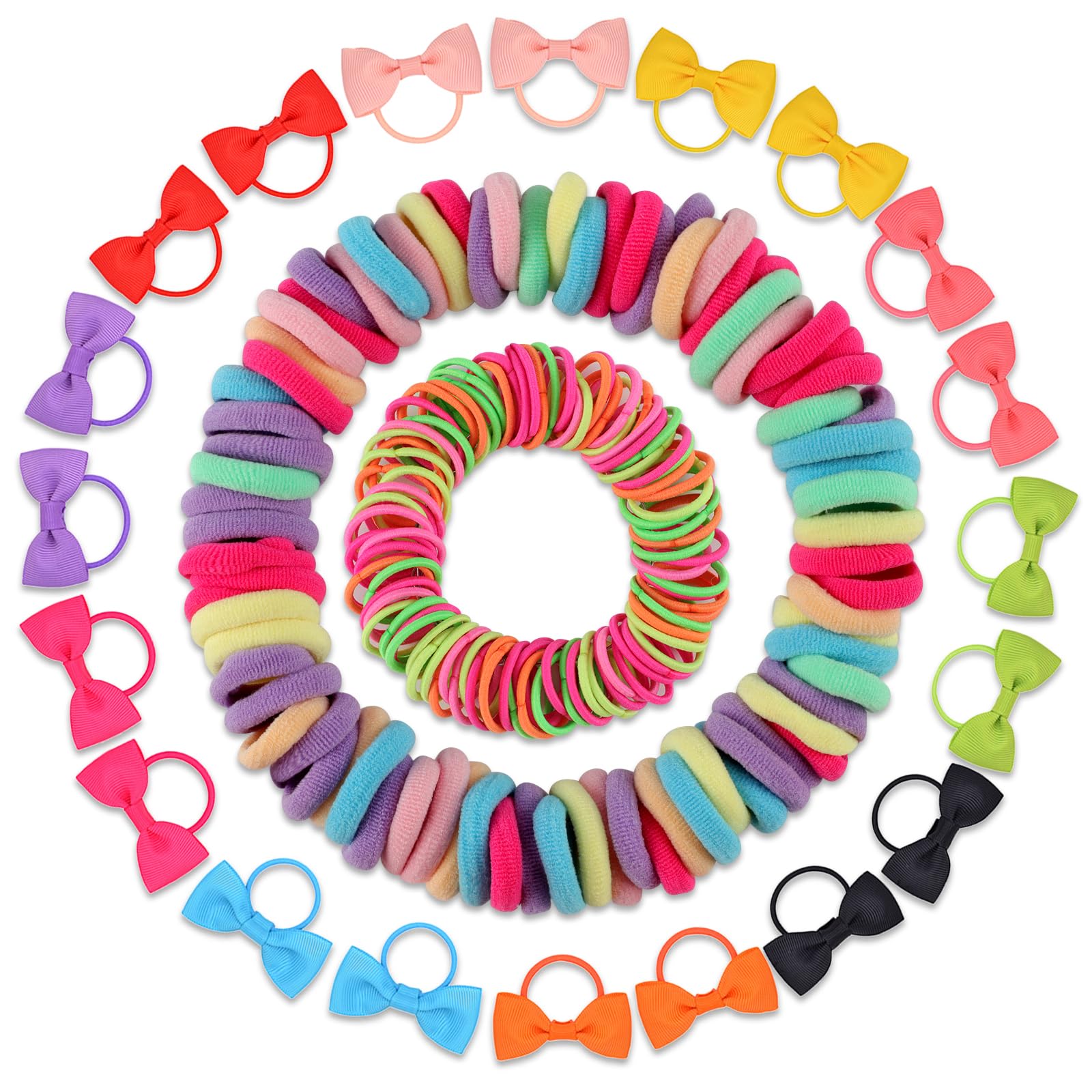 KuuCare baby hair ties small 2cm – gentle hold for delicate toddler hair.