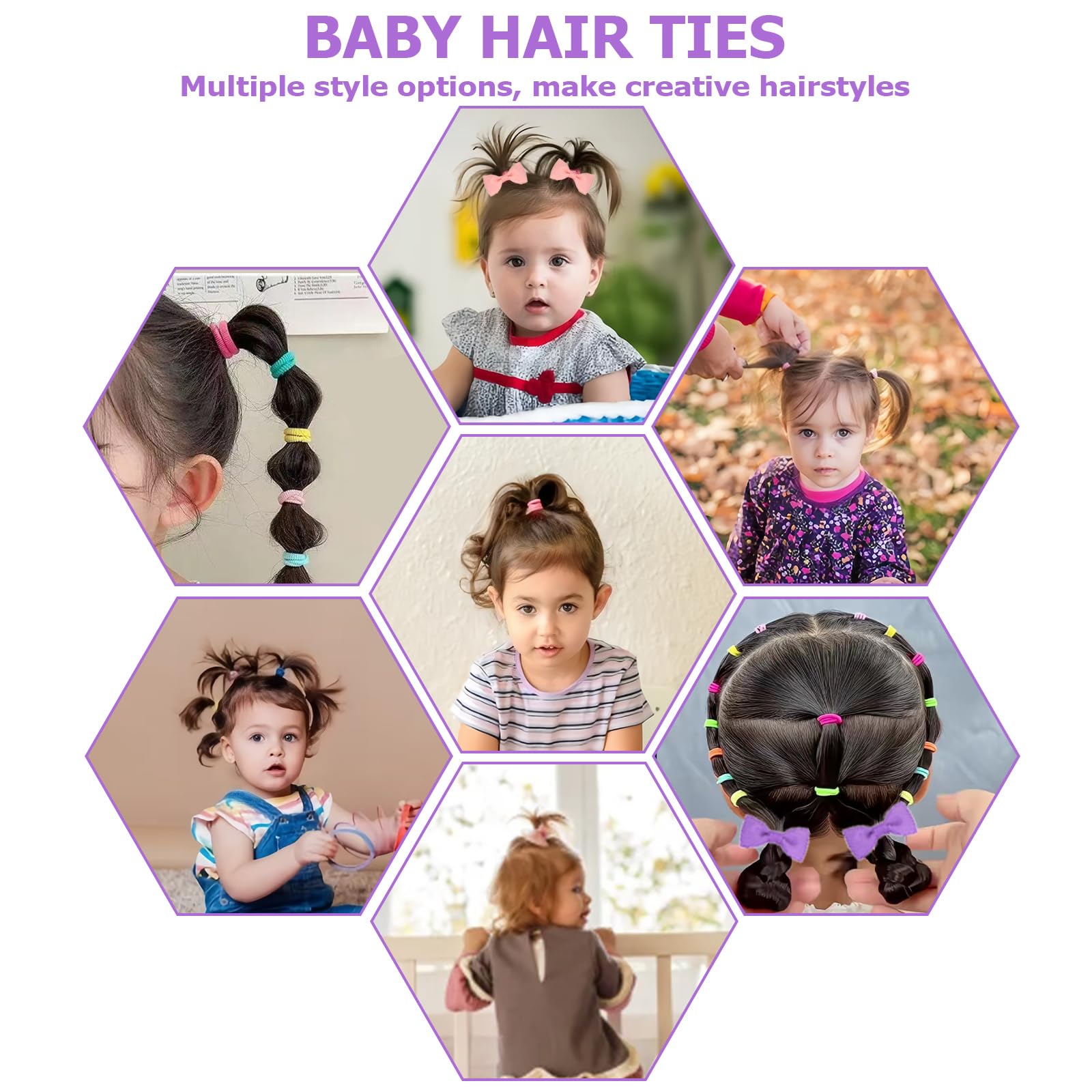 KuuCare hair ties in action – stay put during play and exercise.