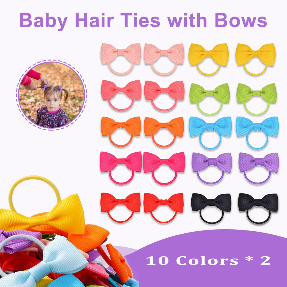 KuuCare multicolor hair ties – versatile color options to match outfits.