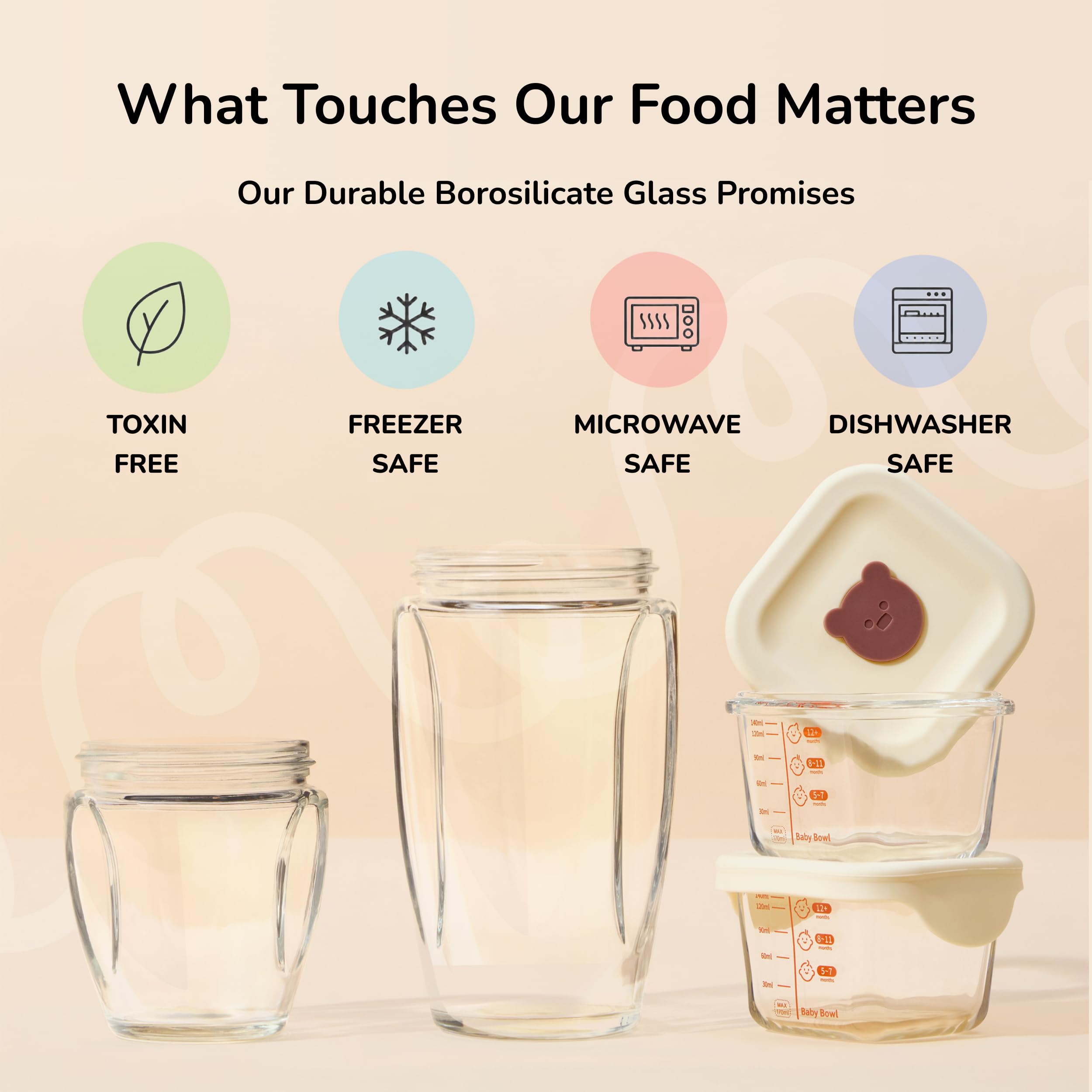 Kwiplee Bubble Blender 200W motor delivers smooth blends