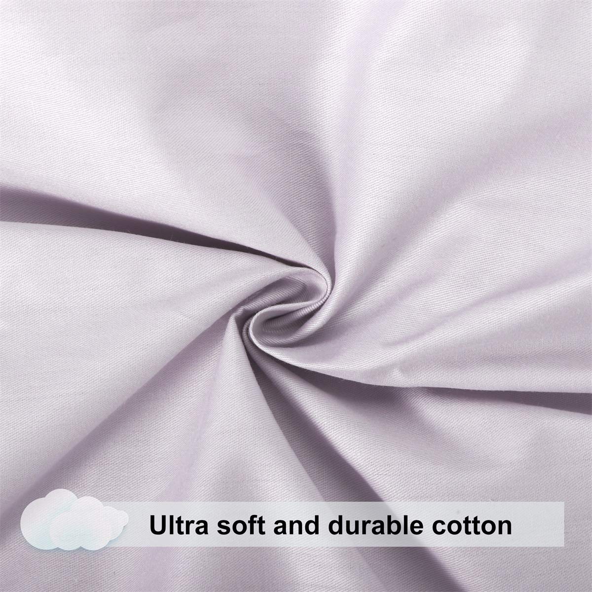 KWLET pillow cover gray zipper close-up highlights easy removal and cleaning.