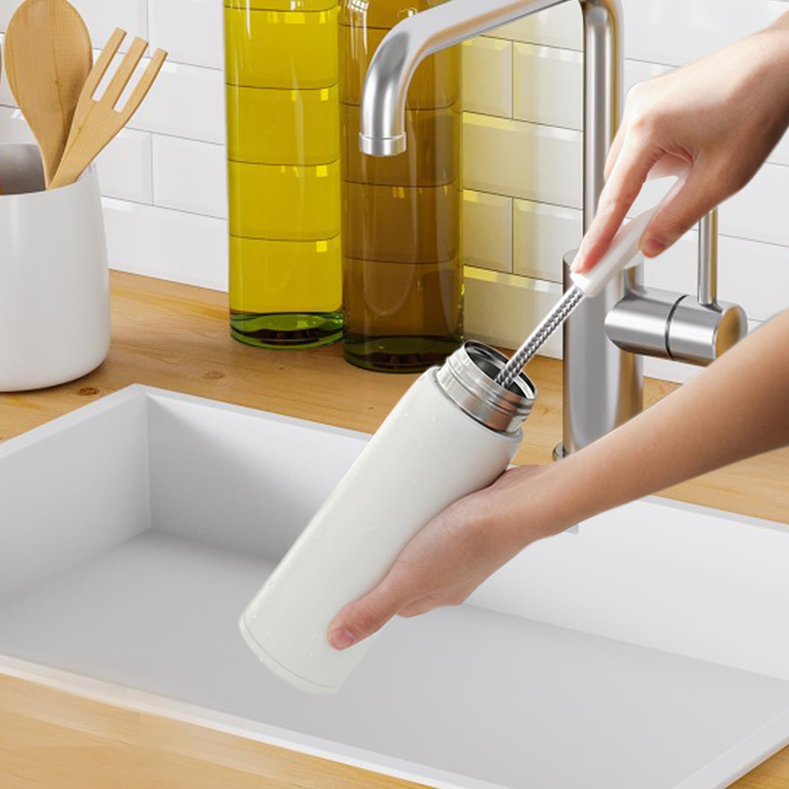 Kwude neck-opening compatibility for bottles wider than 1.6 inches ensures versatile use