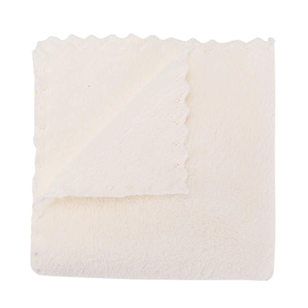 Kyapoo Baby Washcloths 12x12 inch size demonstrates ample coverage for infants.