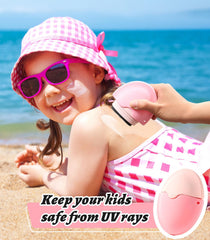 KYHDIYA Sunscreen Applicator protective-caps keep sponge clean between uses.