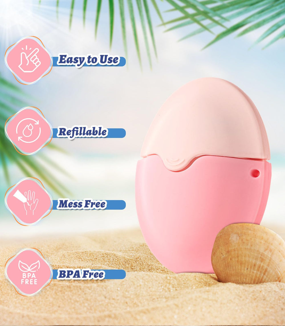 KYHDIYA Sunscreen Applicator soft-sponge enables gentle, even coverage for kids.